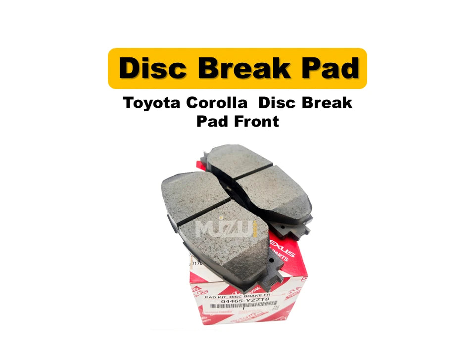 Toyota Corolla Genuine Front Disc Brake Pads – Original Toyota Brake Set