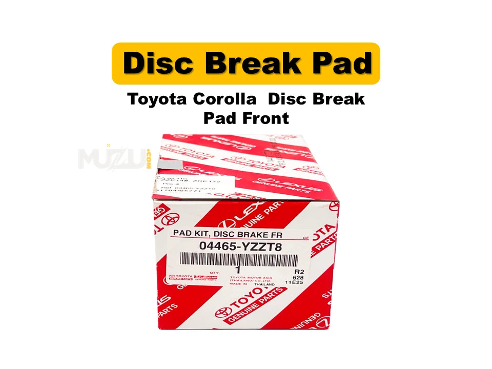 Toyota Corolla Genuine Front Disc Brake Pads – Original Toyota Brake Set