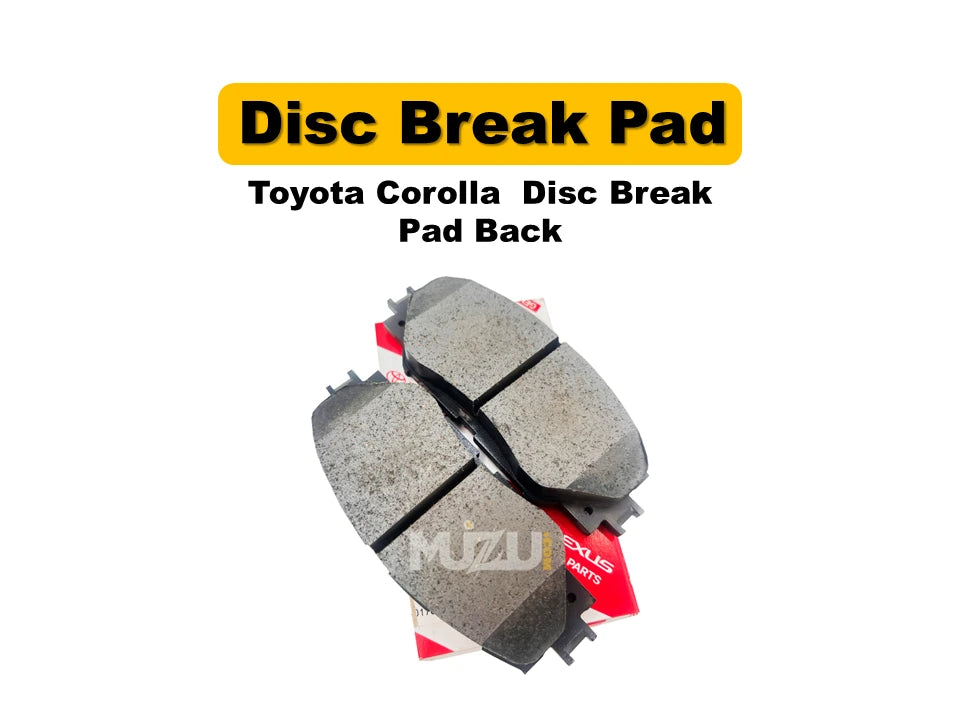 Toyota Corolla Genuine Rear Disc Brake Pads – Original Back Brake Set
