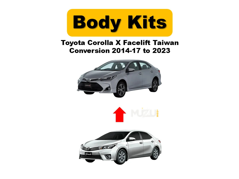 Toyota Corolla X Facelift Taiwan Conversion Kit (2014–2017 to 2023 Model Upgrade)