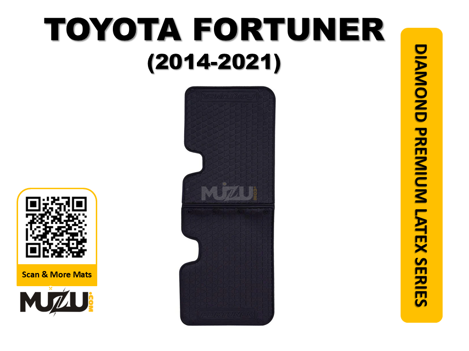 Toyota Fortuner Latex PVC Car Floor Mats (2014–2021) – Durable All-Weather Protection