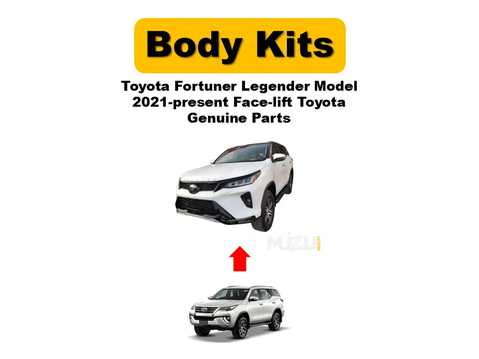 Toyota Fortuner Legender 2021–Present Face-Lift Conversion Kit – Genuine Toyota Parts
