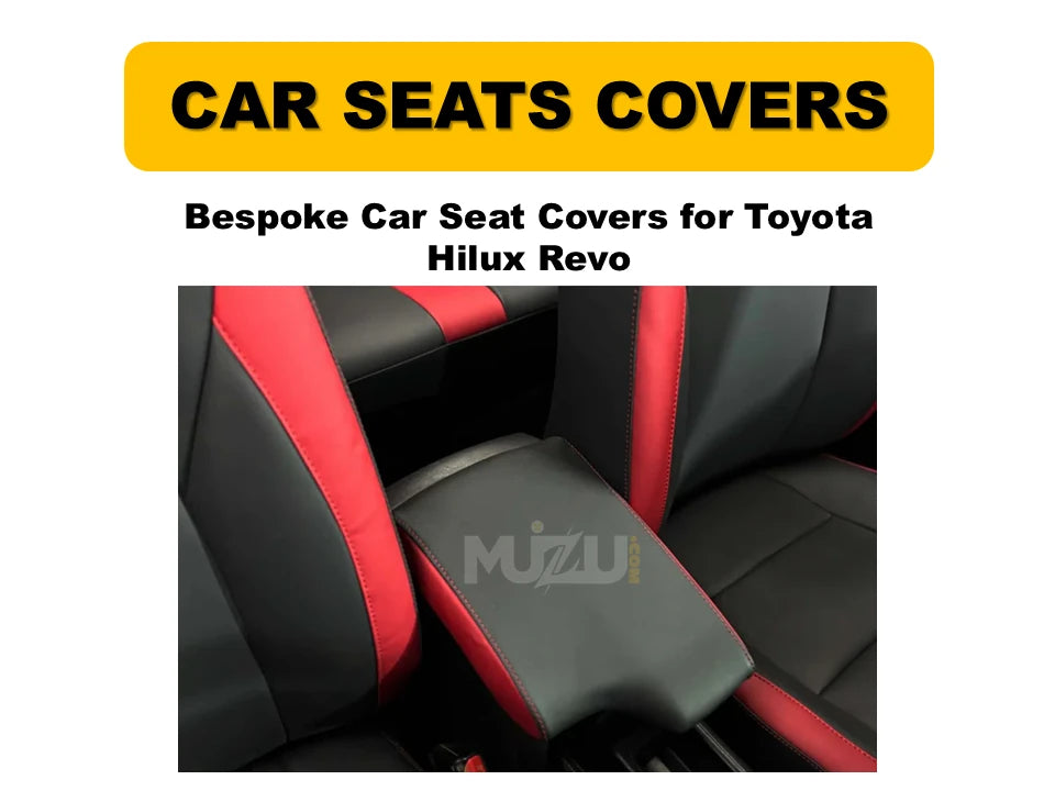 Toyota Hilux Revo Bespoke Seat Covers – Custom Fit, Premium Comfort & Protection