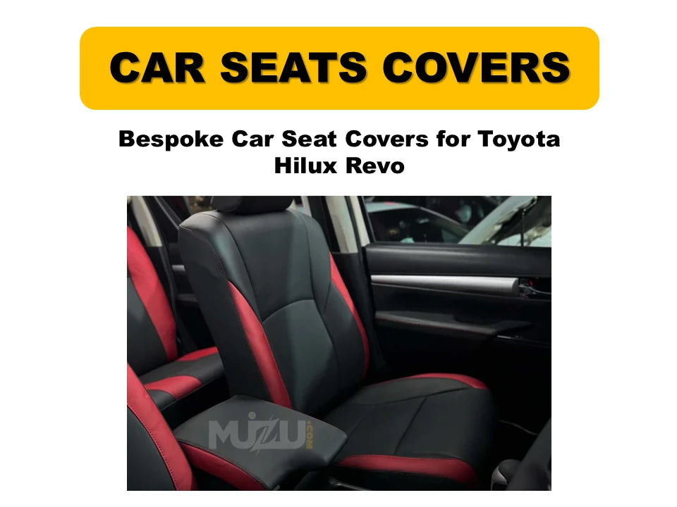 Toyota Hilux Revo Bespoke Seat Covers – Custom Fit, Premium Comfort & Protection