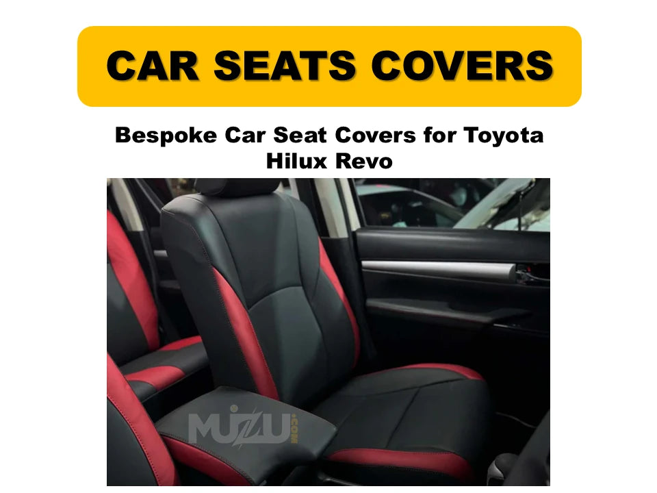 Toyota Hilux Revo Bespoke Seat Covers – Custom Fit, Premium Comfort & Protection