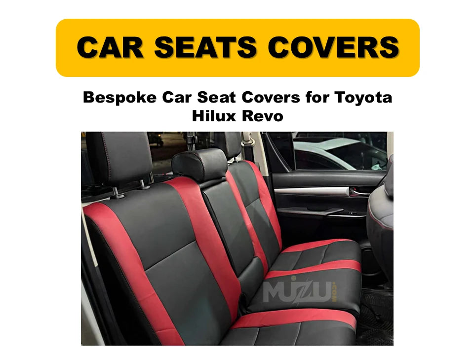 Toyota Hilux Revo Bespoke Seat Covers – Custom Fit, Premium Comfort & Protection