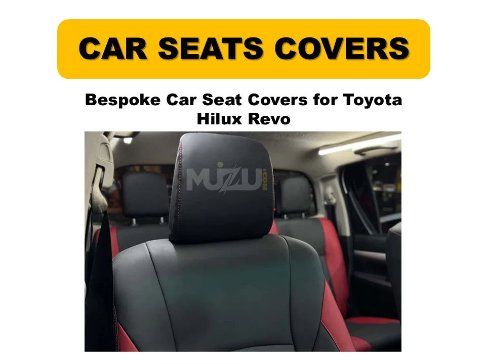Toyota Hilux Revo Bespoke Seat Covers – Custom Fit, Premium Comfort & Protection