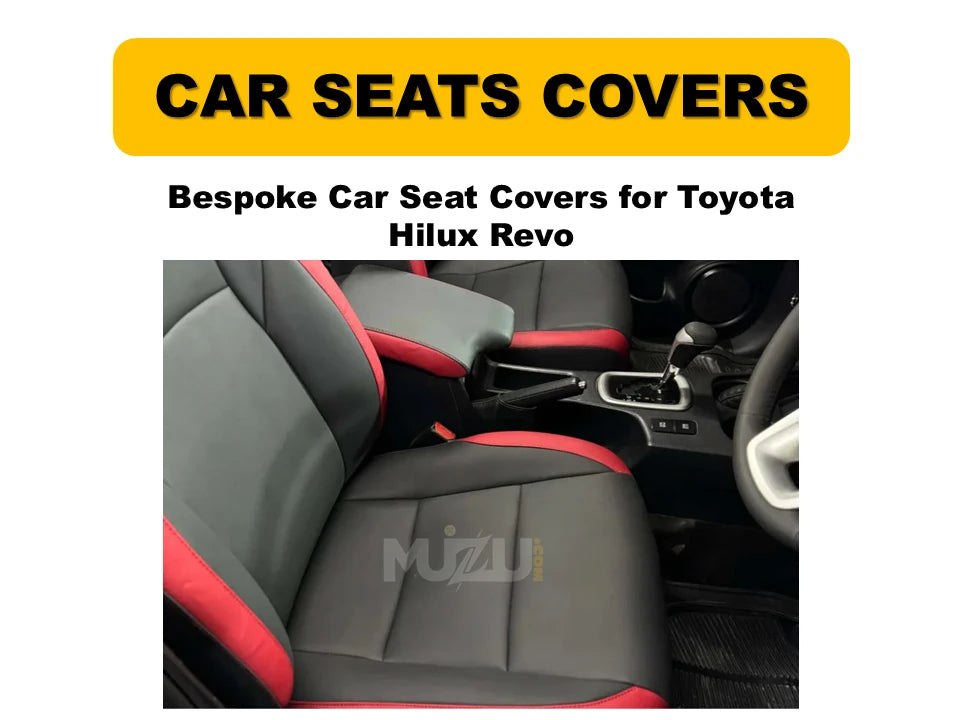 Toyota Hilux Revo Bespoke Seat Covers – Custom Fit, Premium Comfort & Protection