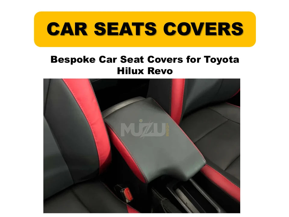 Toyota Hilux Revo Bespoke Seat Covers – Custom Fit, Premium Comfort & Protection