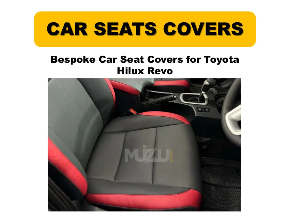 Toyota Hilux Revo Bespoke Seat Covers – Custom Fit, Premium Comfort & Protection