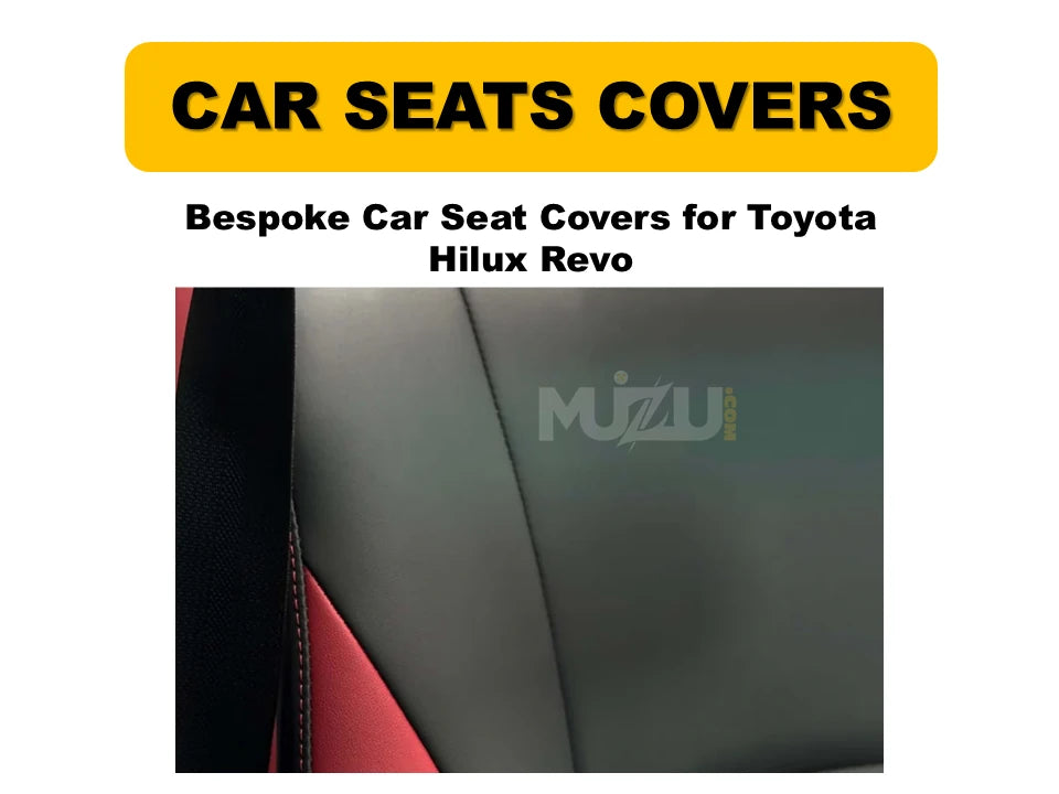 Toyota Hilux Revo Bespoke Seat Covers – Custom Fit, Premium Comfort & Protection
