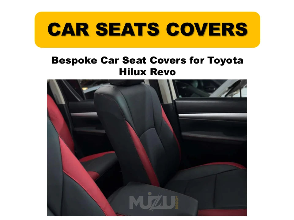 Toyota Hilux Revo Bespoke Seat Covers – Custom Fit, Premium Comfort & Protection