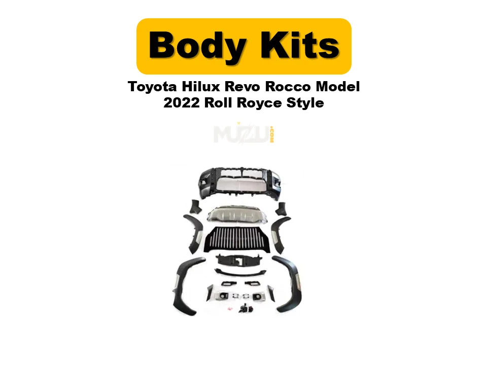 Toyota Hilux Revo / Rocco 2022 Rolls-Royce Style Face-Lift Conversion Kit – Complete Luxury Upgrade