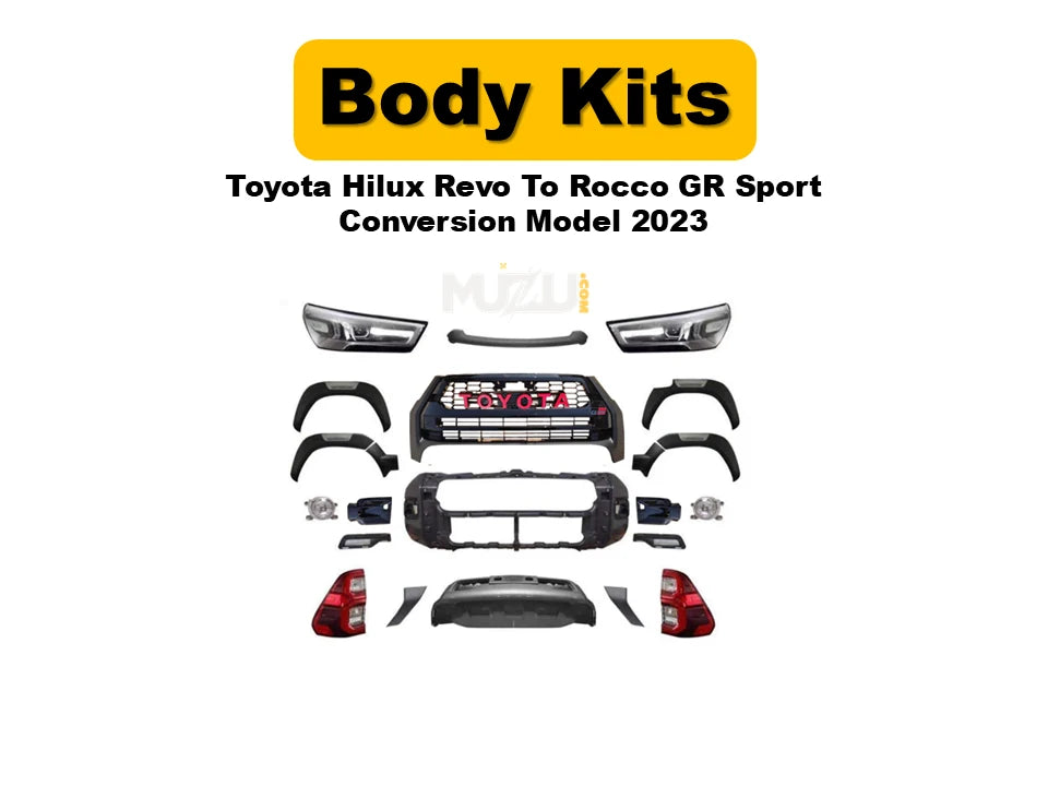 Toyota Hilux Revo to Rocco GR Sport 2023 Conversion Kit – Complete Set