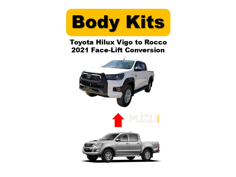 Toyota Hilux Vigo to Rocco 2021 Face-Lift Conversion Kit (Complete Upgrade Set)