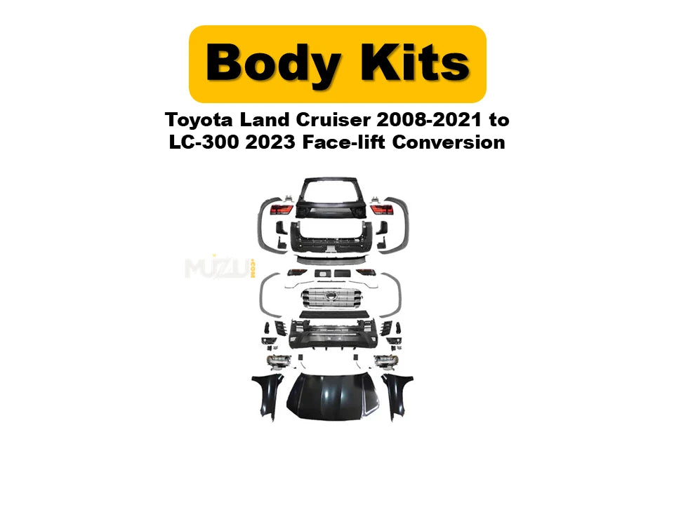 Toyota Land Cruiser 2008–2021 to LC300 2023 Face-Lift Conversion Kit – Complete Set