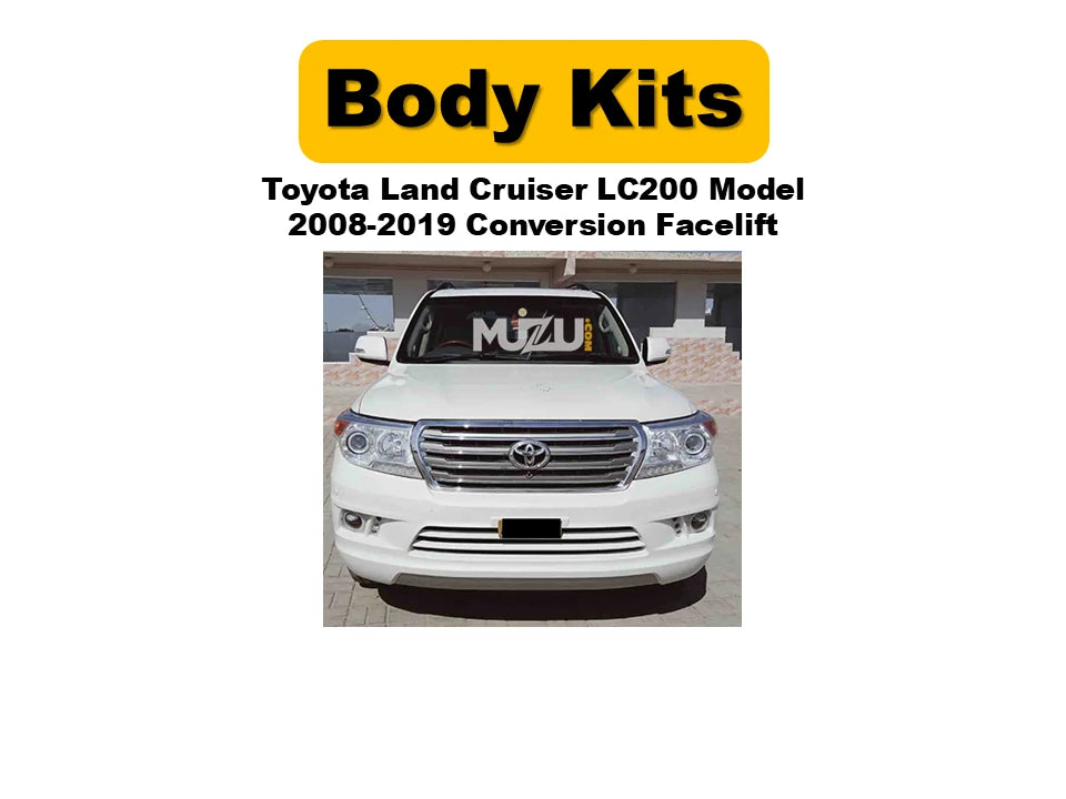 Toyota Land Cruiser LC200 2008–2019 Facelift Conversion Kit – Complete Front & Rear Upgrade