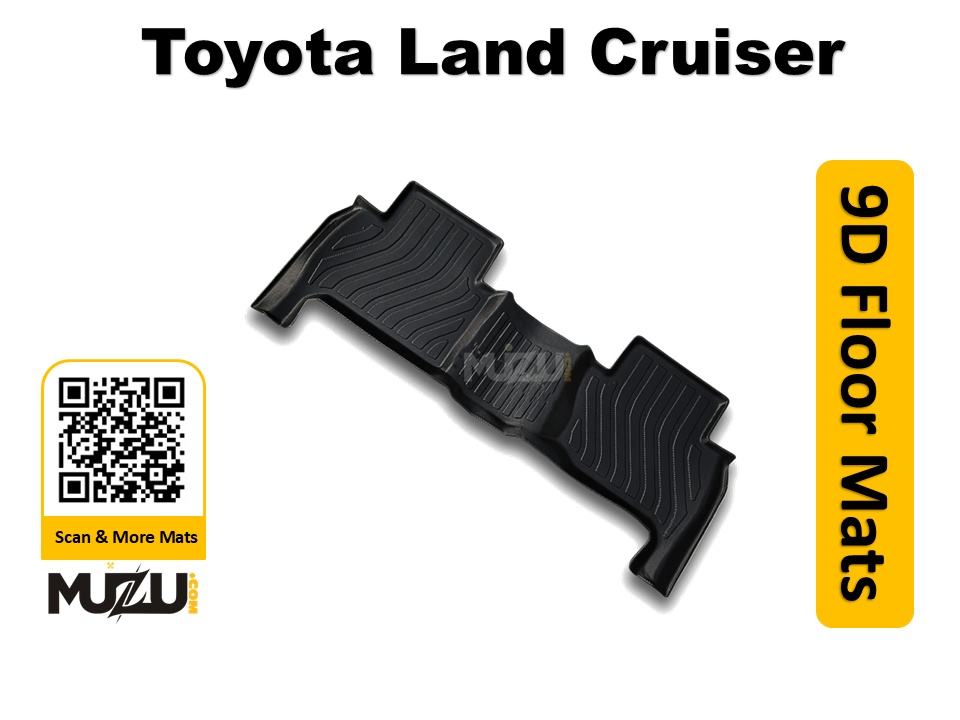 Toyota Land Cruiser Plastic 9D Car Mats – Premium All-Weather Protection