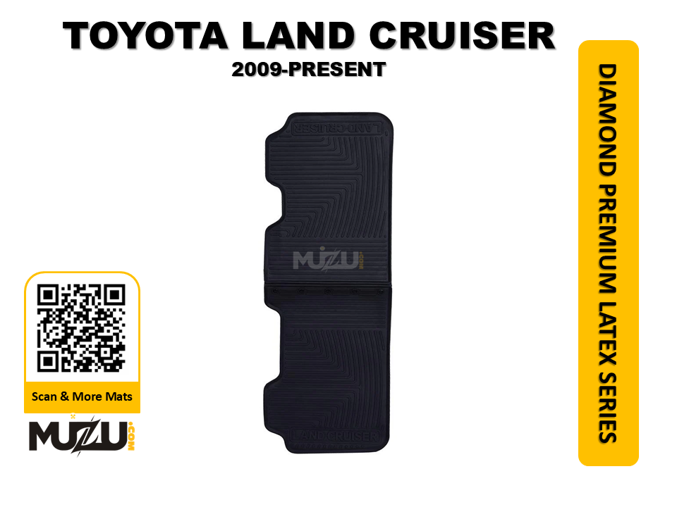 Toyota Land Cruiser Rubber Latex Car Floor Mats (2009–Present) – Heavy Duty Custom Fit