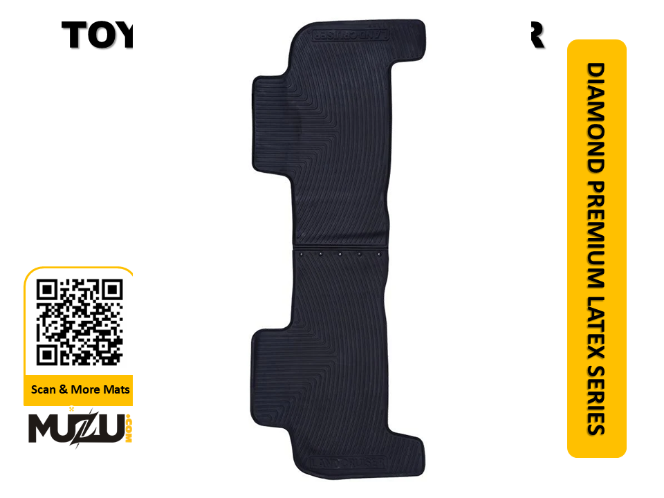 Toyota Land Cruiser Rubber Latex Car Floor Mats (2009–Present) – Heavy Duty Custom Fit