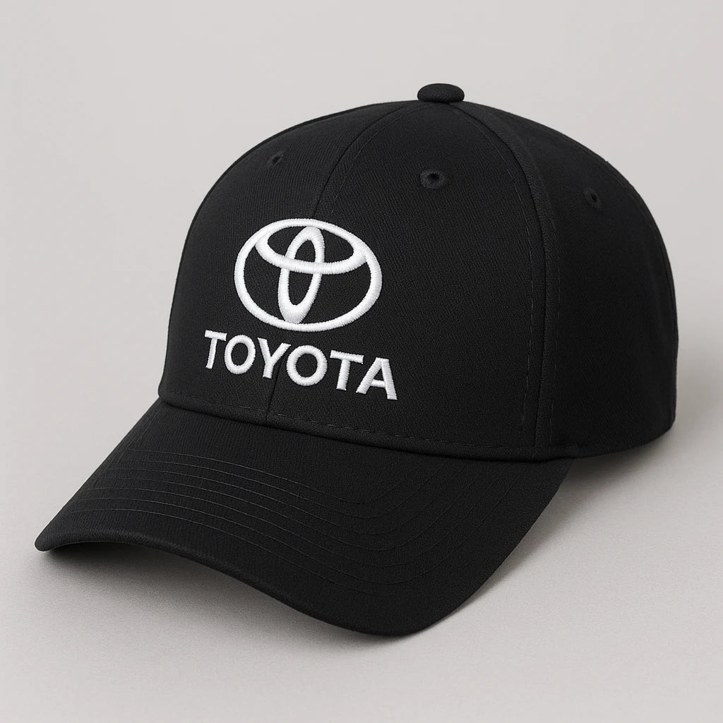 Toyota Logo Baseball Cap – Black Embroidered Hat