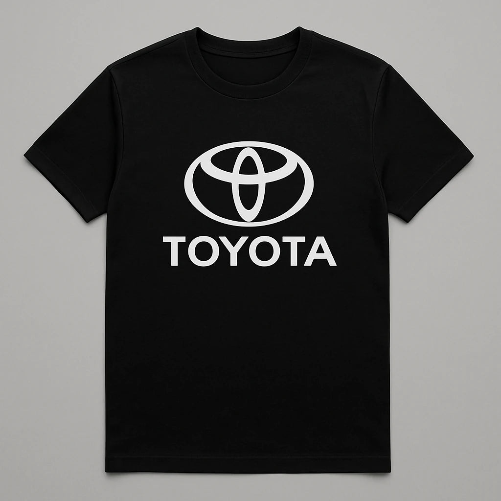 Toyota Logo T-Shirt – Premium Black Cotton Tee for Car Enthusiasts