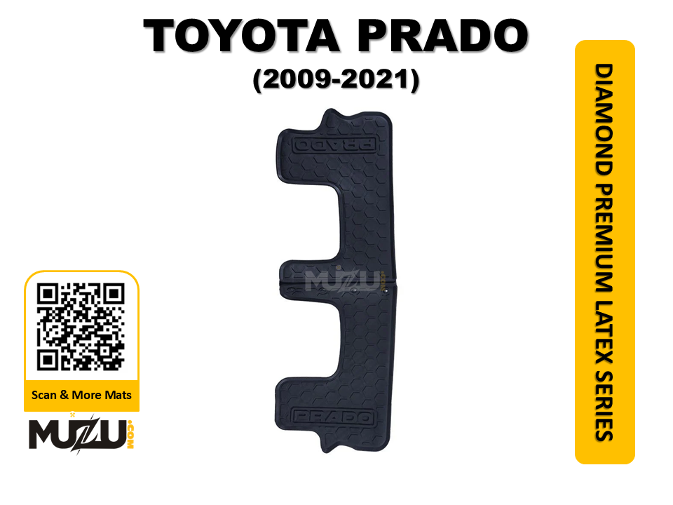 Toyota Prado 2009–2021 Latex Rubber Car Floor Mats – Heavy Duty Custom Fit