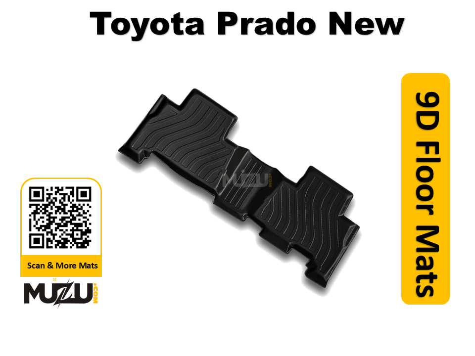 Toyota Prado 9D TPE Plastic Car Floor Mats – Heavy Duty Luxury Series