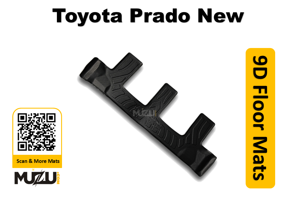 Toyota Prado 9D TPE Plastic Car Floor Mats – Heavy Duty Luxury Series