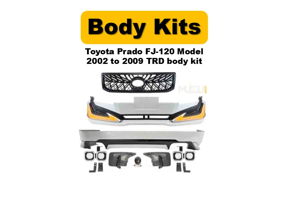 Toyota Prado FJ-120 (2002–2009) TRD Style Body Kit – Complete Set