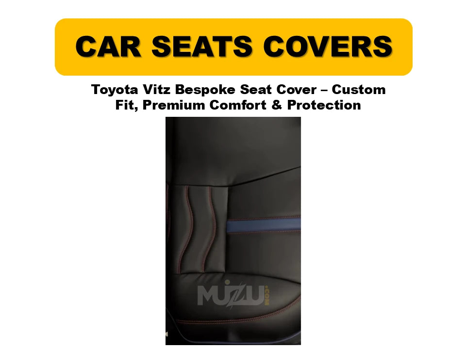 Toyota Vitz Bespoke Seat Covers – Custom Fit, Premium Comfort & Protection