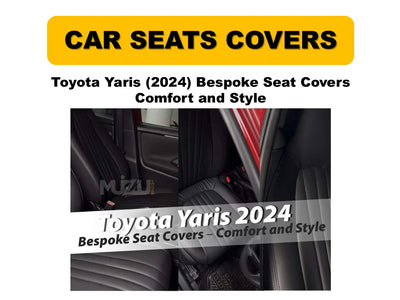 Toyota Yaris 2024 Bespoke Seat Covers – Custom Fit, Premium Comfort & Style