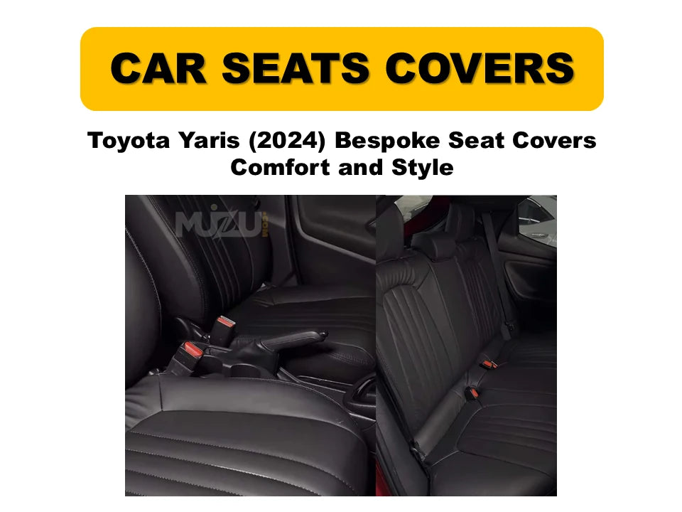 Toyota Yaris 2024 Bespoke Seat Covers – Custom Fit, Premium Comfort & Style