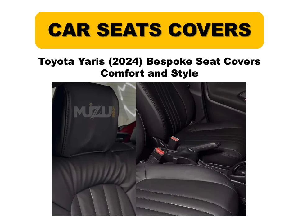 Toyota Yaris 2024 Bespoke Seat Covers – Custom Fit, Premium Comfort & Style