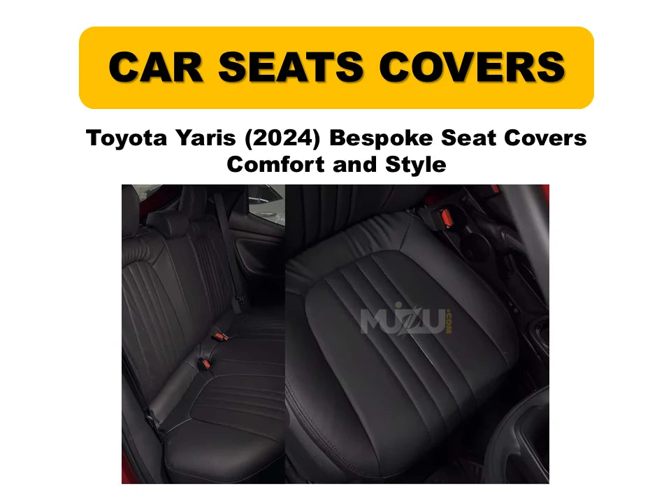 Toyota Yaris 2024 Bespoke Seat Covers – Custom Fit, Premium Comfort & Style