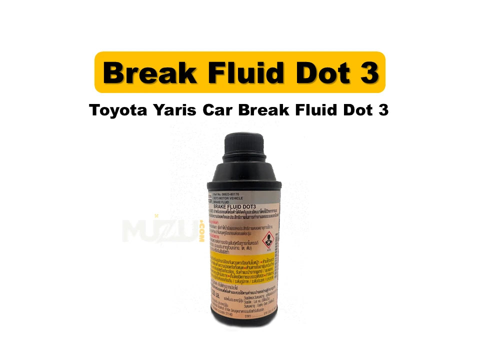 Toyota Yaris Genuine Brake Fluid DOT-3 – Original Toyota Safety & Performance