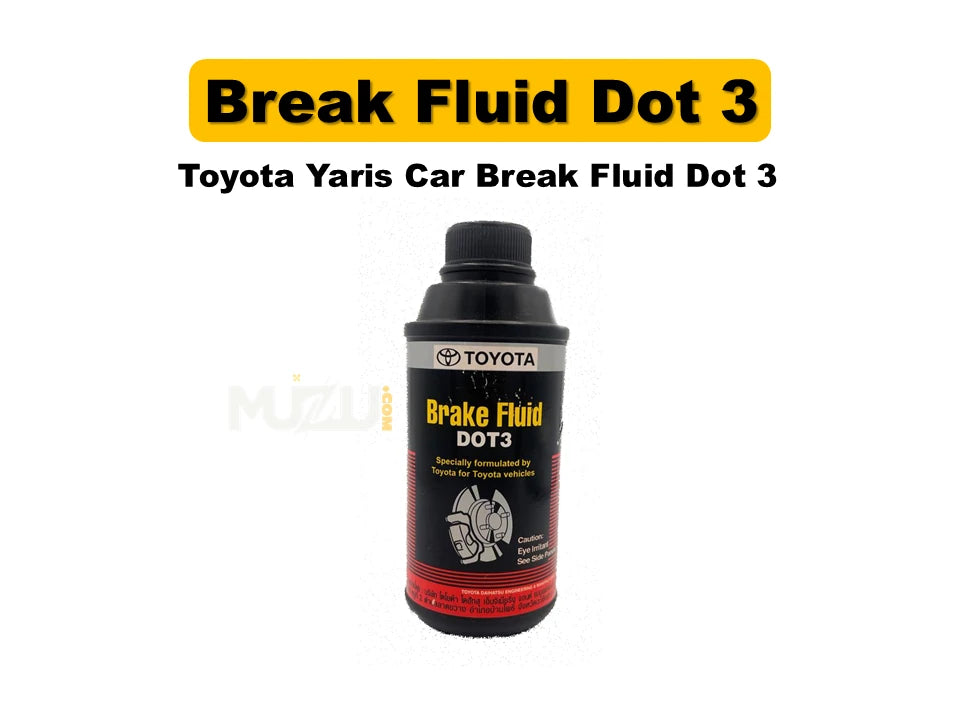 Toyota Yaris Genuine Brake Fluid DOT-3 – Original Toyota Safety & Performance