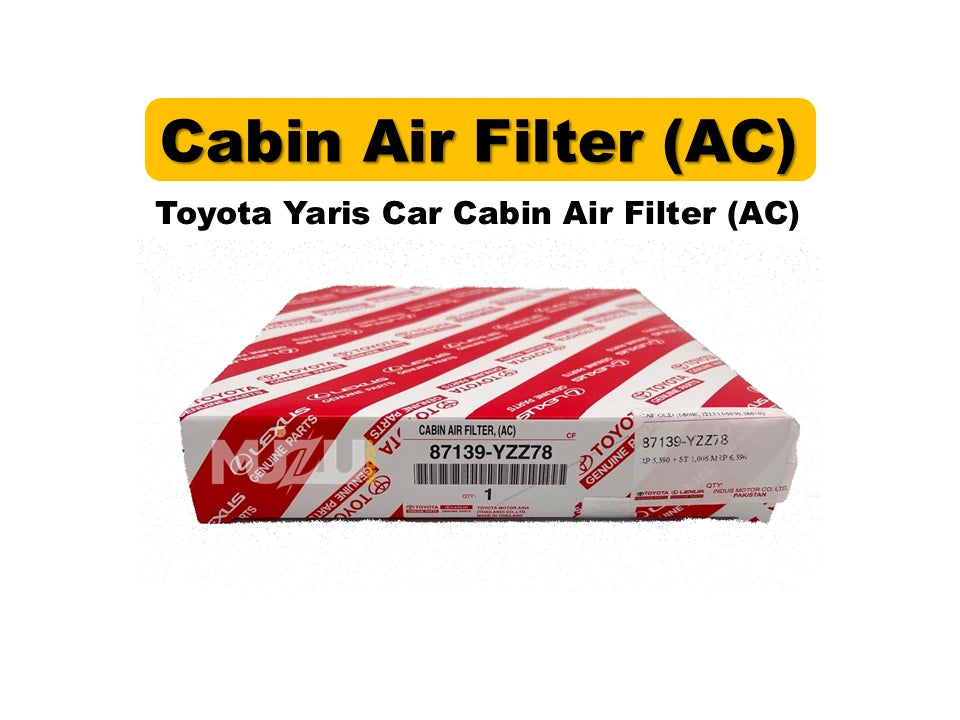Toyota Yaris Genuine Cabin Air Filter (AC) – Original Dust & Smell Protection