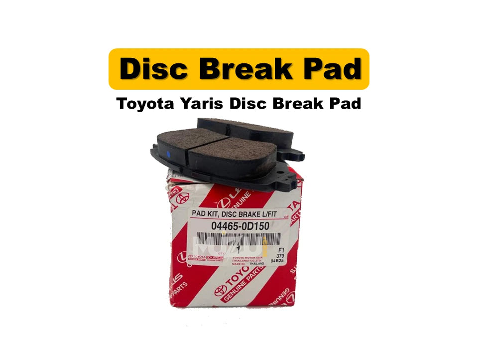 Toyota Yaris Genuine Disc Brake Pads – Front Brakes (Original Parts)