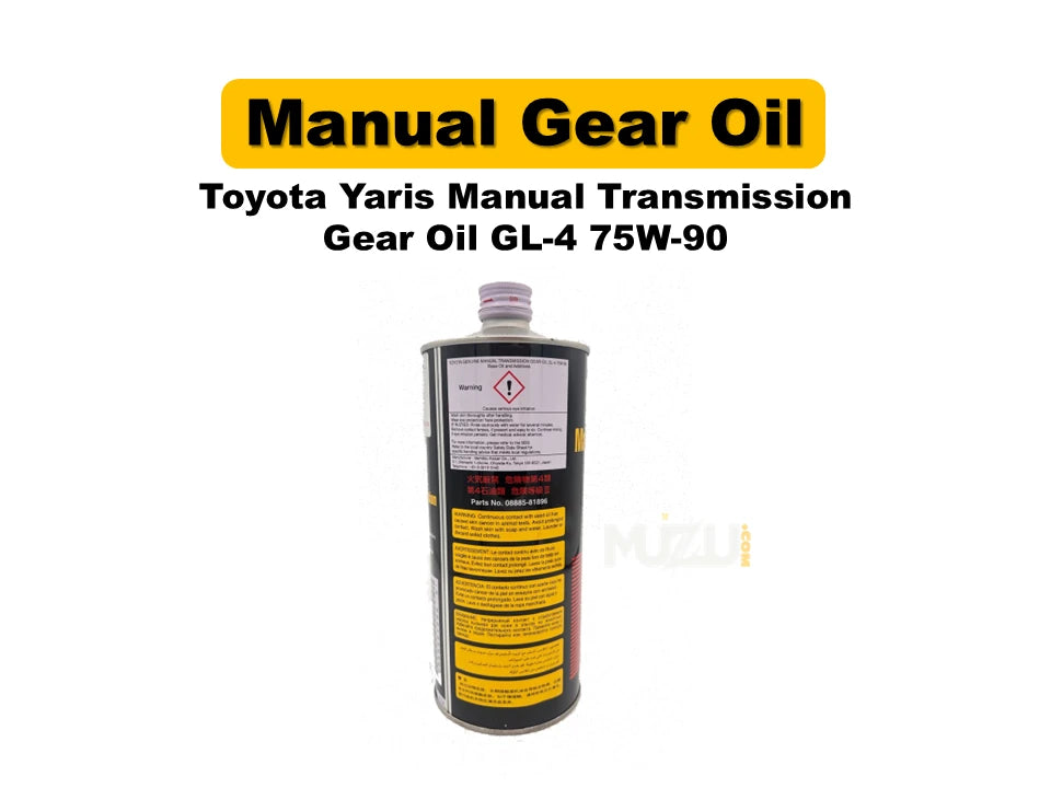 Toyota Yaris Genuine Manual Transmission Gear Oil (MT) – Smooth Shifting