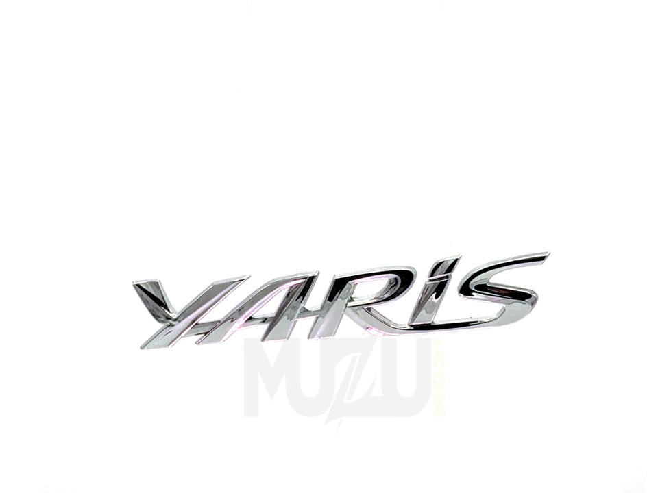 Genuine  Toyota Yaris Car Monogram | Chrome Emblem
