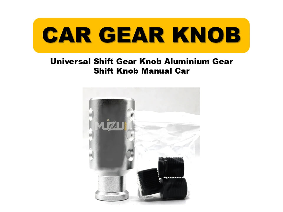 Universal Aluminium Gear Shift Knob – Manual Car Gear Shifter