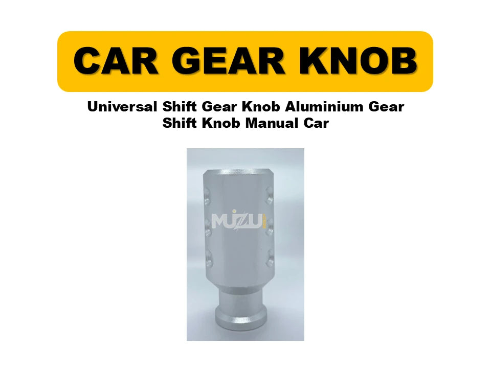 Universal Aluminium Gear Shift Knob – Manual Car Gear Shifter
