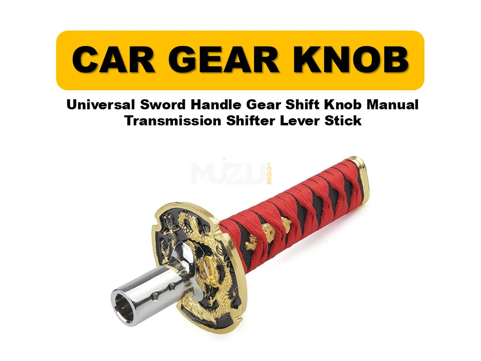 Universal Sword Handle Gear Shift Knob – Manual Transmission Shifter Lever Stick