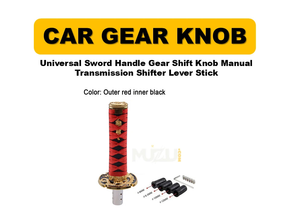 Universal Sword Handle Gear Shift Knob – Manual Transmission Shifter Lever Stick