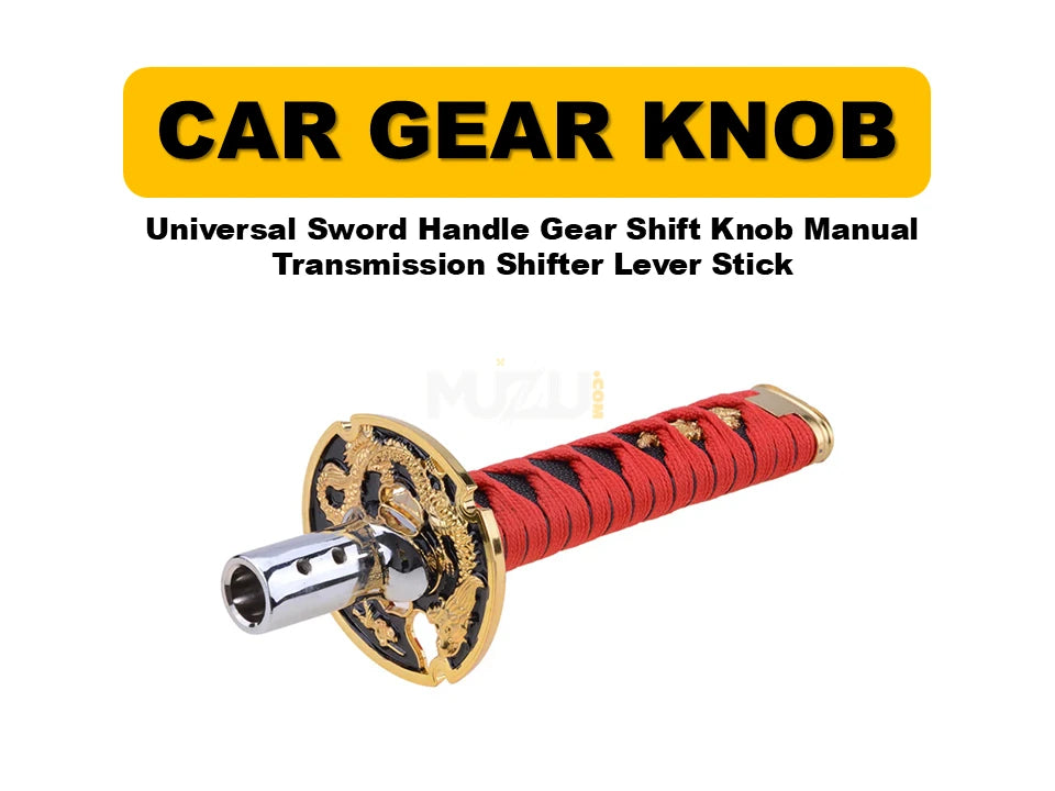 Universal Sword Handle Gear Shift Knob – Manual Transmission Shifter Lever Stick