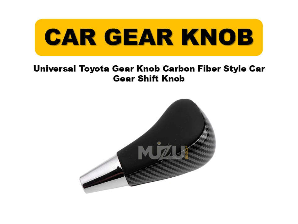 Universal Toyota Gear Knob – Carbon Fiber Style Car Gear Shift Knob