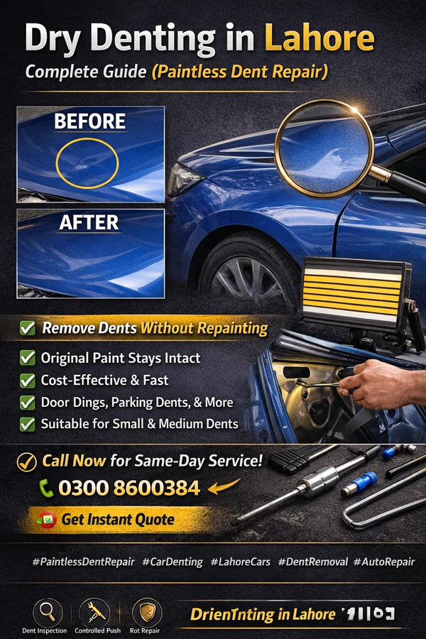 Dry Denting in Lahore | Paintless Dent Repair (PDR) Experts – muizu.com