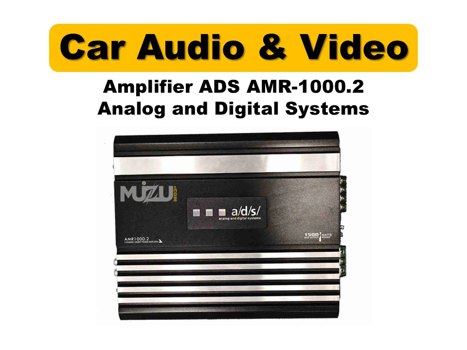ADS AMR-1000.2 2-Channel Car Amplifier | Analog & Digital Systems