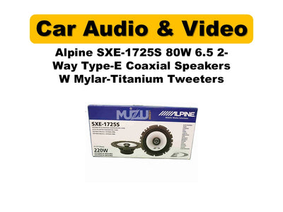 Alpine SXE-1725S 6.5″ 2-Way Coaxial Speakers | Type-E Series